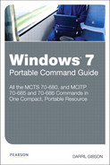 Chapter 21. Using the Deployment Image Service and Management (DISM) Tool - Windows 7 Portable Command Guide: MCTS 70-680, and MCITP 70-685 and 70-686 [Book]
