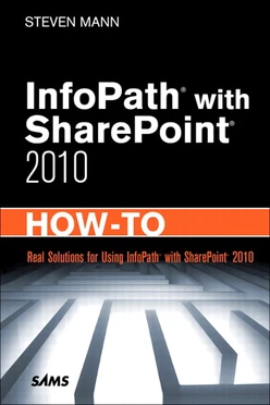 InfoPath® with SharePoint® 2010 How-To
