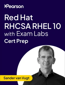 Red Hat RHCSA RHEL 10 with Exam Labs - Pearson Cert Prep (Video)