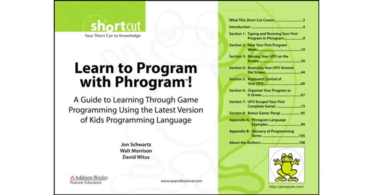 Appendix A: Phrogram Language Examples - Learn to Program with Phrogram ...