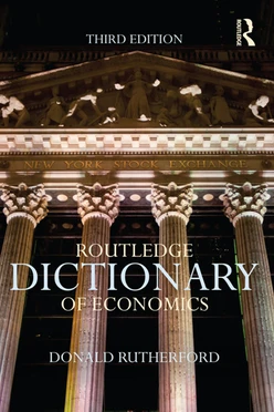 Routledge Dictionary of Economics, 3rd Edition