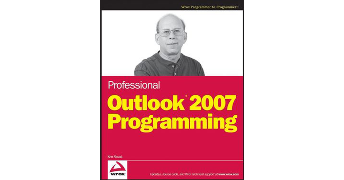 4. Outlook VBA - Professional Outlook® 2007 Programming [Book]