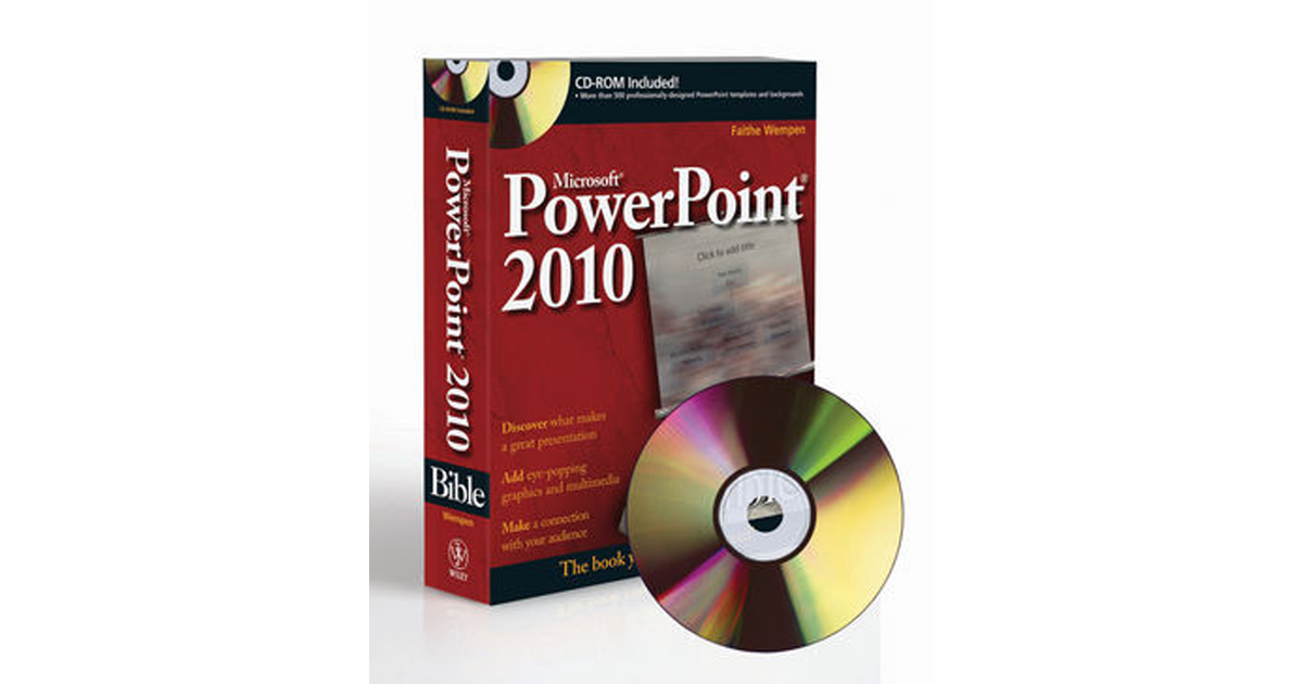 Microsoft® PowerPoint® 2010 Bible [Book]
