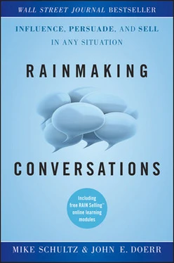 Rainmaking Conversations: Influence, Persuade, and Sell in any Situation