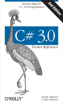 C# 3.0 Pocket Reference, 2nd Edition