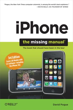 iPhone: The Missing Manual, 3rd Edition