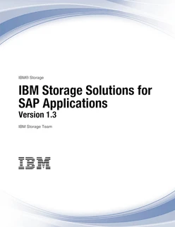 IBM Storage Solutions for SAP Applications Version 1.3
