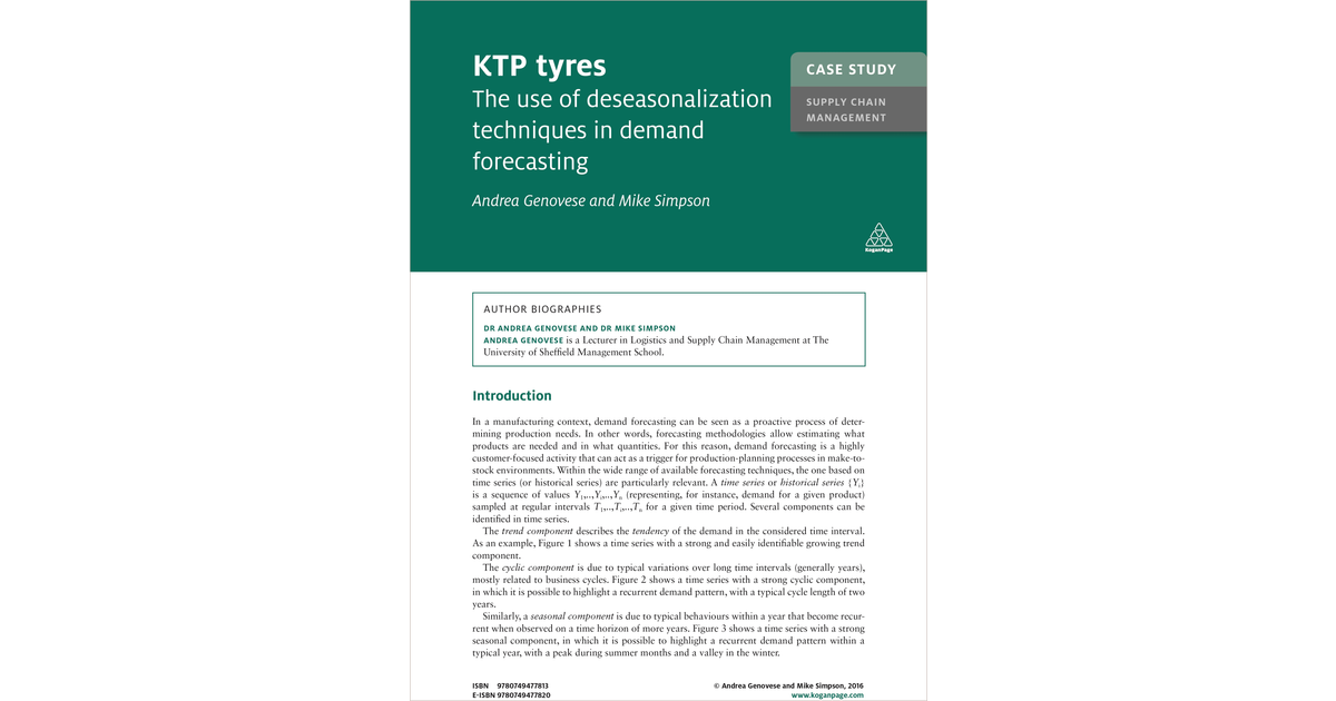 Case Study: KTP Tyres [Book]