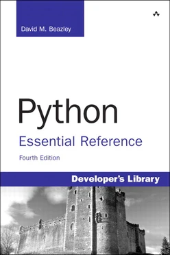 Python: Essential Reference