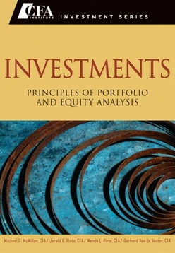 Investments: Principles of Portfolio and Equity Analysis