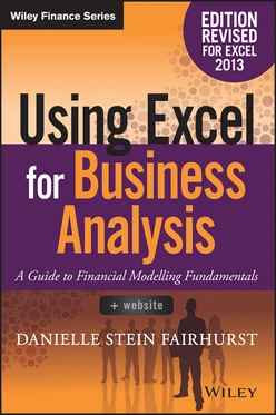 Using Excel for Business Analysis: A Guide to Financial Modelling Fundamentals, Edition Revised for Excel 2013