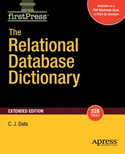 The Relational Database Dictionary, Extended Edition