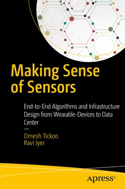 Making Sense of Sensors: End-to-End Algorithms and Infrastructure Design from Wearable-Devices to Data Centers