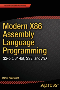 Modern X86 Assembly Language Programming: 32-bit, 64-bit, SSE, and AVX