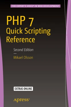 PHP 7 Quick Scripting Reference, Second Edition