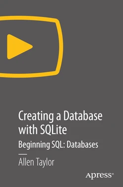 Creating a Database with SQLite