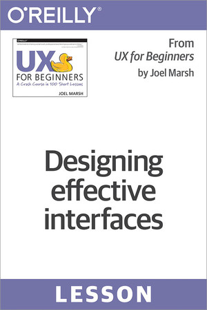 Designing effective interfaces