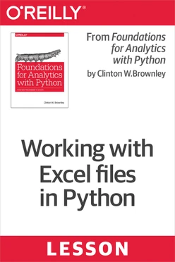 Working with Excel files in Python