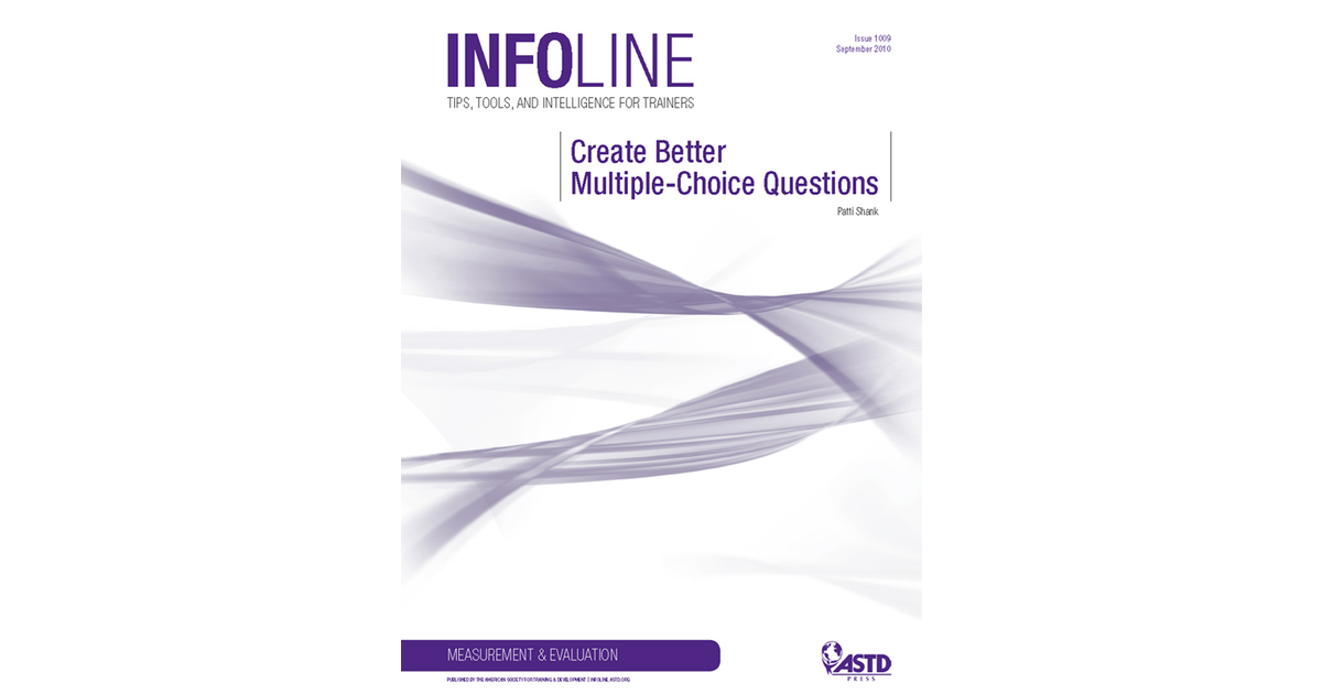 Effective Multiple-Choice Questions - Create Better Multiple-Choice ...