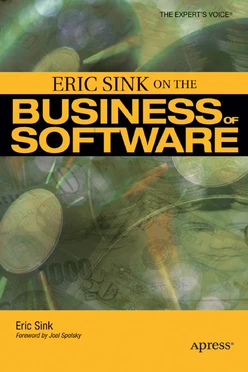 ERIC SINK ON THE BUSINESS OF SOFTWARE