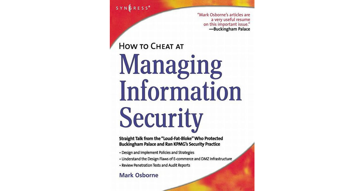 How to Cheat at Managing Information Security [Book]