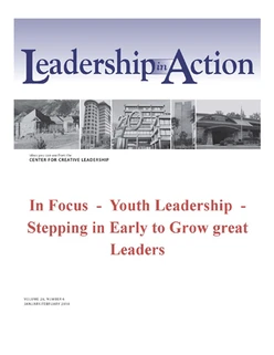 Leadership in Action: In Focus - Youth Leadership - Stepping in Early to Grow great Leaders