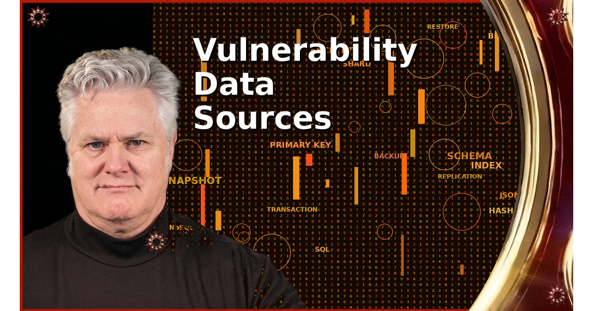 Vulnerability data sources - K0723 [Video]