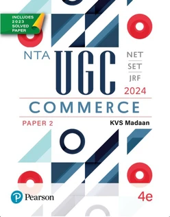 NTA UGC/NET/SET/JRF Commerce Paper 2 - 2024, | 2023 Fully solved paper | 4th Edition, Includes 2023 Solved Papers |
