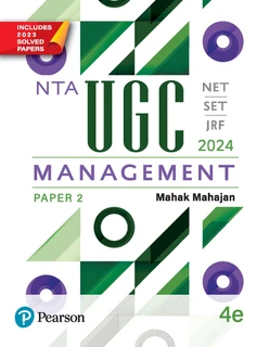 NTA UGC/NET/SET/JRF Management Paper 2 - 2024, 4th Edition, Includes 2023 Solved Papers (March, June and December)