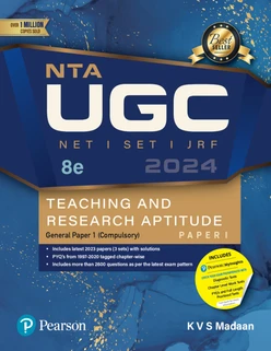 NTA UGC NET '24 Paper 1 by KVS Madaan| Teaching and Research Aptitude NET/SET/JRF |Includes 2023 Paper (2 Sets) & 23 years chapter wise solved Previous Year Questions