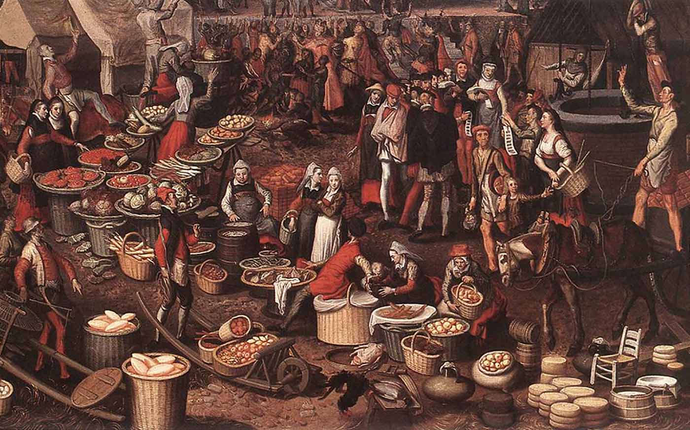"Market Scene," by Pieter Aertsen, 1550.