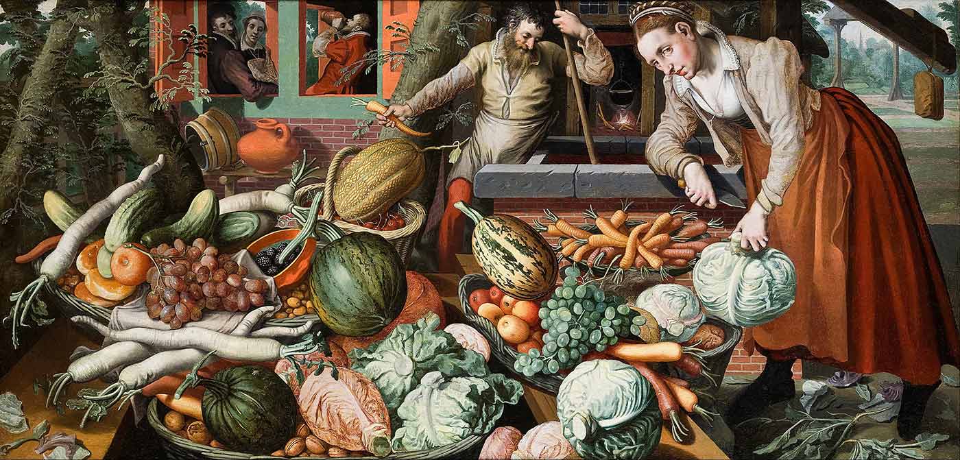 "Market Scene," by Pieter Aertsen, 1569.