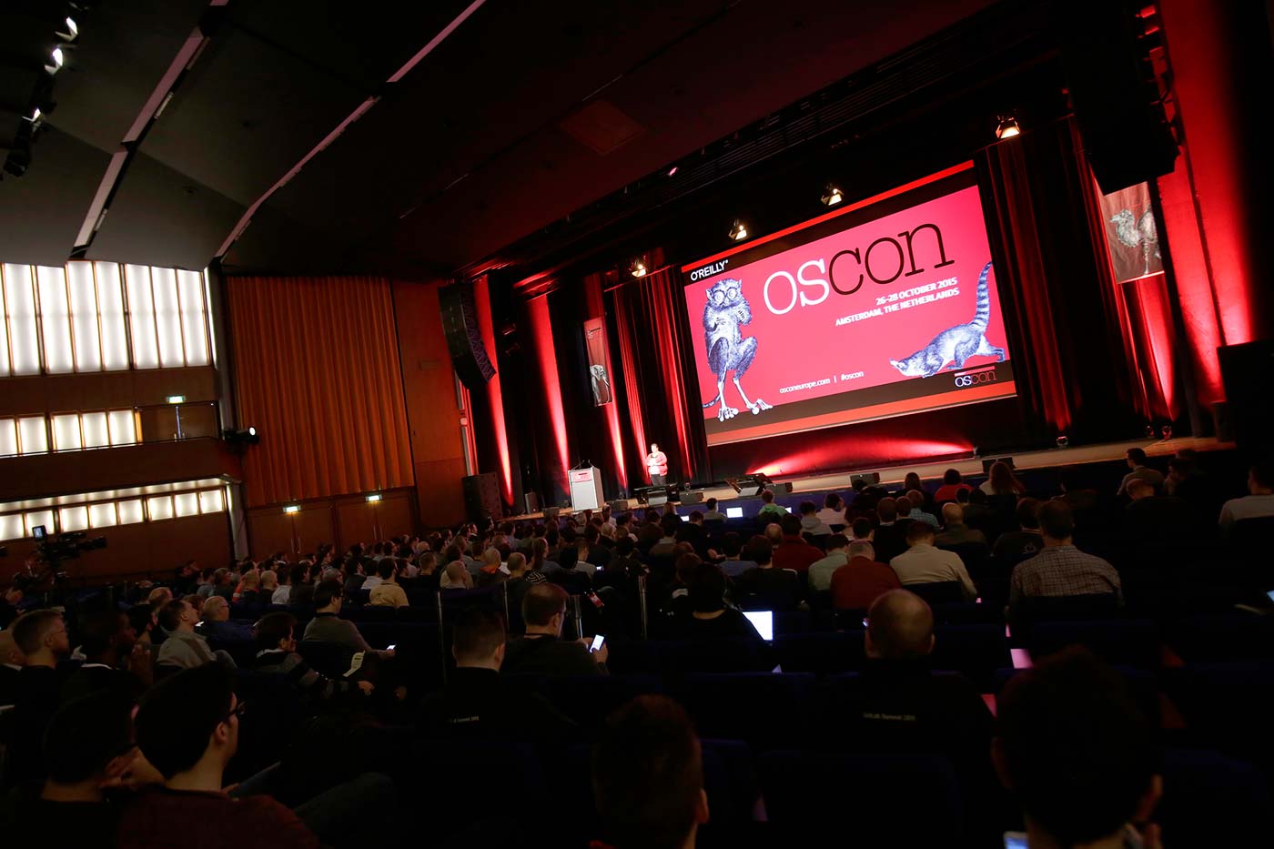 Keynote stage at OSCON