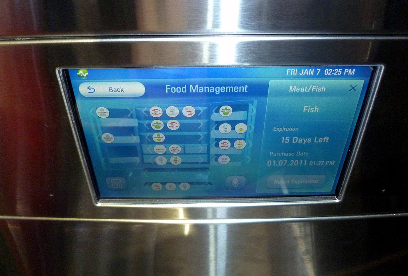 LG Smart Refrigerator, CES 2011.