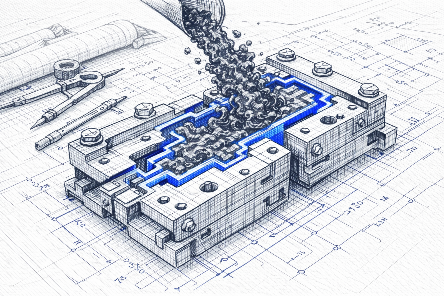 Tailor-made architecture gives generated syntax a clear structure without dissolving system boundaries.